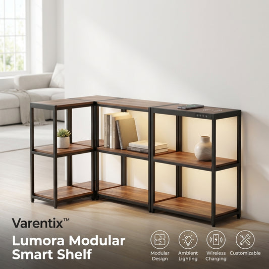 Varentix™ Lumora Modular Smart Shelf